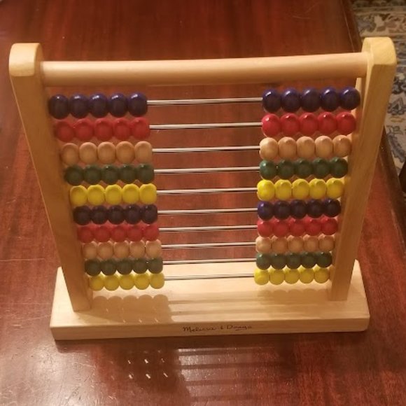 Classic Abacus Learning & Developmental Toy - Melissa & Doug - Picture 3 of 5